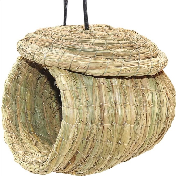NestStraw, Woven Straw Nest Rattan BirdsNest Parrot Supplies brand new - Picture 2 of 7